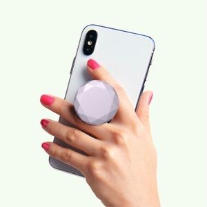 ‼️SOLD‼️ PopSockets Metallic Diamond Lavender PhoneGrip NWT